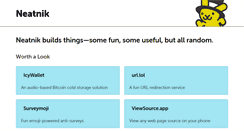 Desktop Screenshot of neatnik.net